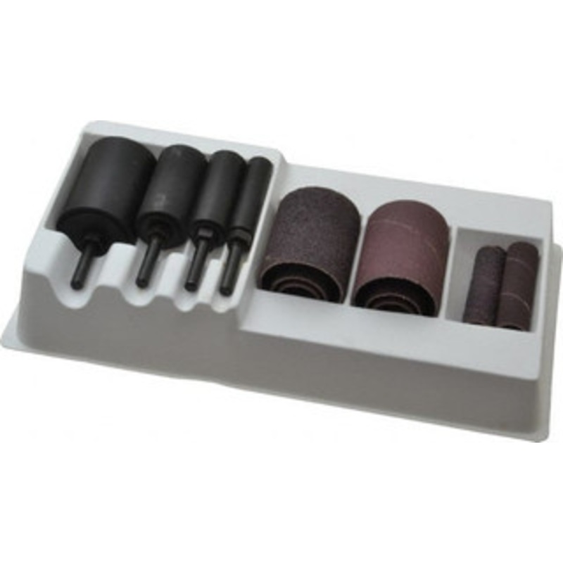 Made in USA 12-Piece Spiral Band Kit Includes 1/2 to 1-1/2 Diam & 2 Wide Band Drums in Coarse & Fine Grades DRUM KIT SDK-2 – 43138957