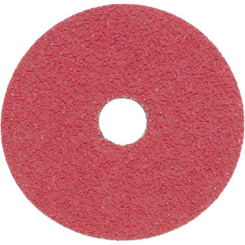 Norton 4-1/2 Diam, 7/8 Hole, 24 Grit Ceramic Alumina Fiber Disc Very Coarse 77696008400 – 92881986
