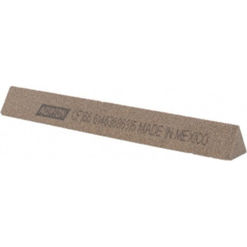 Norton 6 Long x 3/4 Wide x 3/4 Thick, Aluminum Oxide Sharpening Stone Triangle, Coarse Grade 61463686315 – 60645439