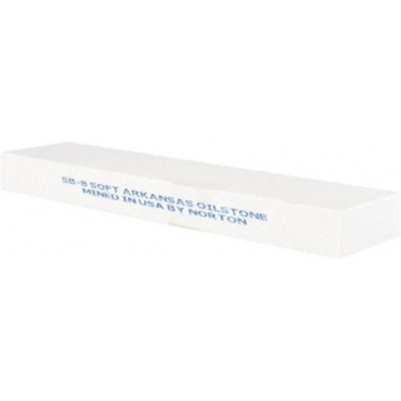 Norton 8 Long x 2 Wide x 3 Thick, Novaculite Sharpening Stone Rectangle, Extra Fine Grade 61463685680 – 83686881