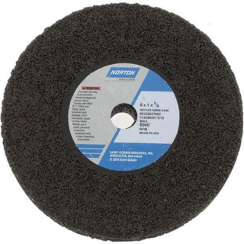 Norton Bench & Pedestal Grinding Wheels 6X1X5/8 NZC162Q5BS NORZON GRINDING WHEEL 66252837965 – 88291745