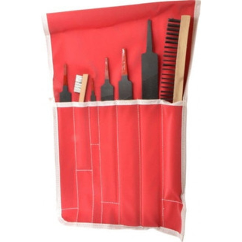 Simonds Saw 7 Piece American Pattern File Set 8, 10, 12, 14 Long, Bastard/Smooth Coarseness, Set Includes Half Round, Mill 78761530 – 85423929