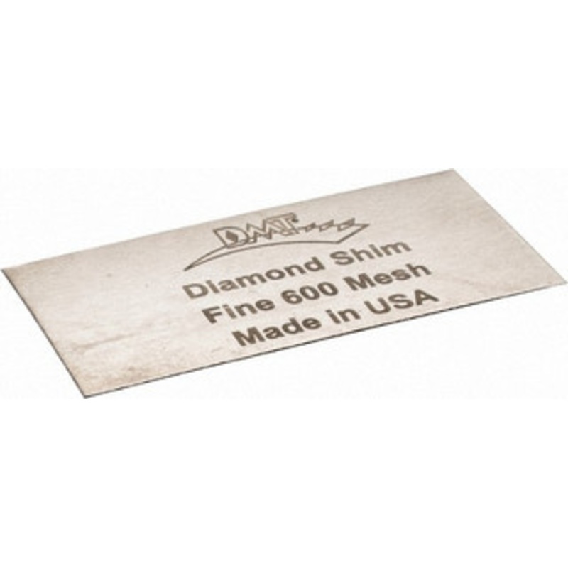 DMT 2 Long x 1 Wide x 0.006 Thick, Diam ond Sharpening Stone Rectangle, 600 Grit, Fine Grade SO2F – 40109399