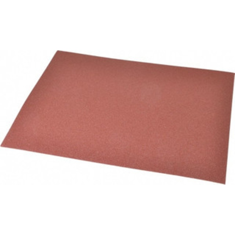 Made in USA 80 Grit, Aluminum Oxide Adhesive Backed Sanding Sheets Cloth, 9 x 11, Medium Grade, J Weighted Backing 809775-69010 – 00322339