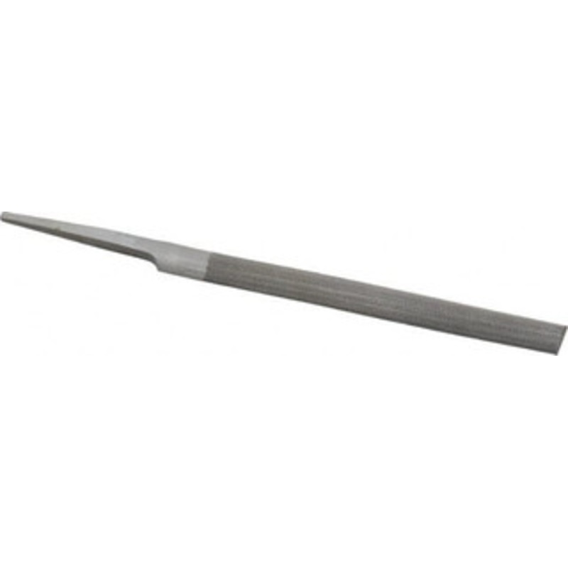 Nicholson 4 Long, Smooth Cut, Half Round American-Pattern File Single, Double Cut, 9/64 Overall Thickness, Tang 04762N – 80759038