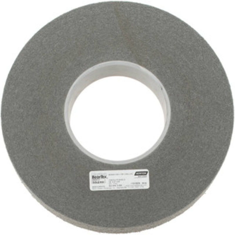 Norton 12 Diam, 2 Face Width, 5 Center Hole, Fine Grade, Silicon Carbide Deburring Wheel Convolute, Hard Density 7 Grade, 2,500 RPM 66261055240 – 70537220