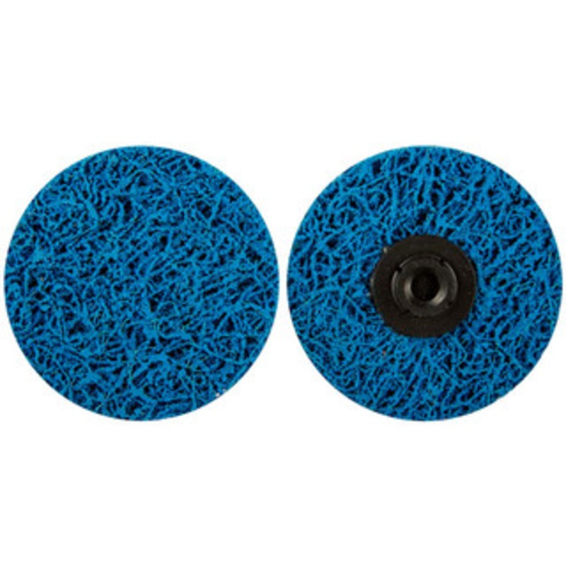 Norton 3 Aluminum Oxide Quick Change Disc Type S Attachment, Medium Grade, Blue, Non-Woven, 12,100 RPM, Type II Compatible 66254497069 – 91028027