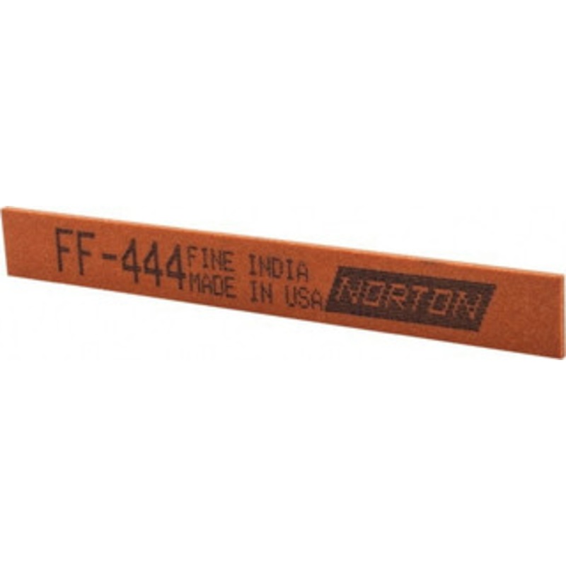 Norton 4 Long x 1/2 Wide x 1/16 Thick, Aluminum Oxide Sharpening Stone Taper, Fine Grade 61463686955 – 96721675