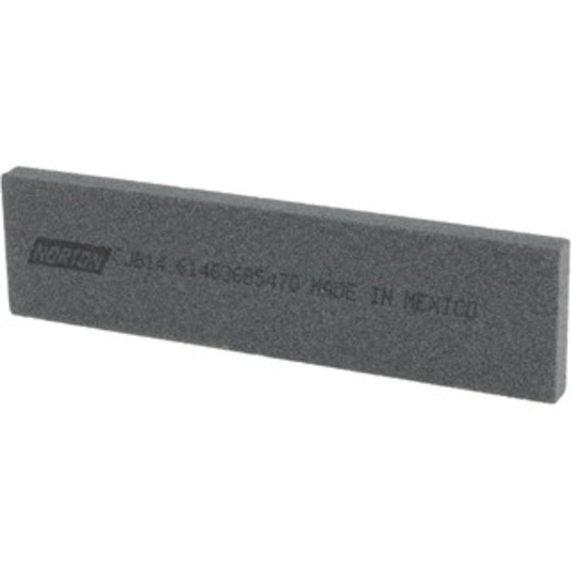 Norton 4 Long x 1 Wide x 1/4 Thick, Silicon Carbide Sharpening Stone Rectangle, Coarse Grade 61463685470 – 95959151