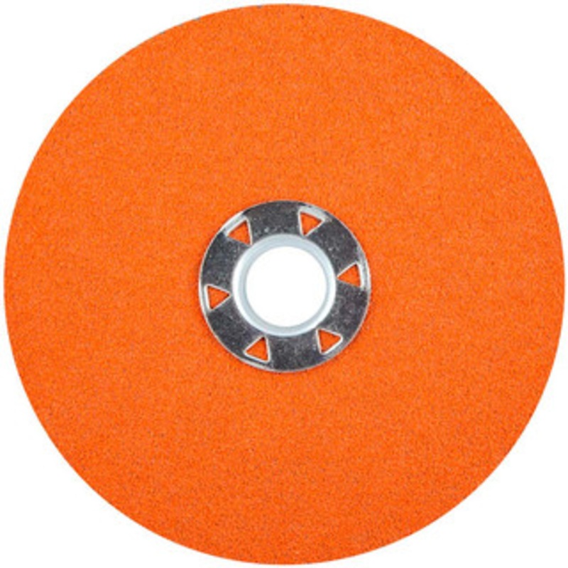 Norton 5 Diam, 5/8 Hole, 80 Grit Ceramic Alumina Fiber Disc Coarse, 10,000 Max RPM, Series BlazeX 69957370212 – 11020450