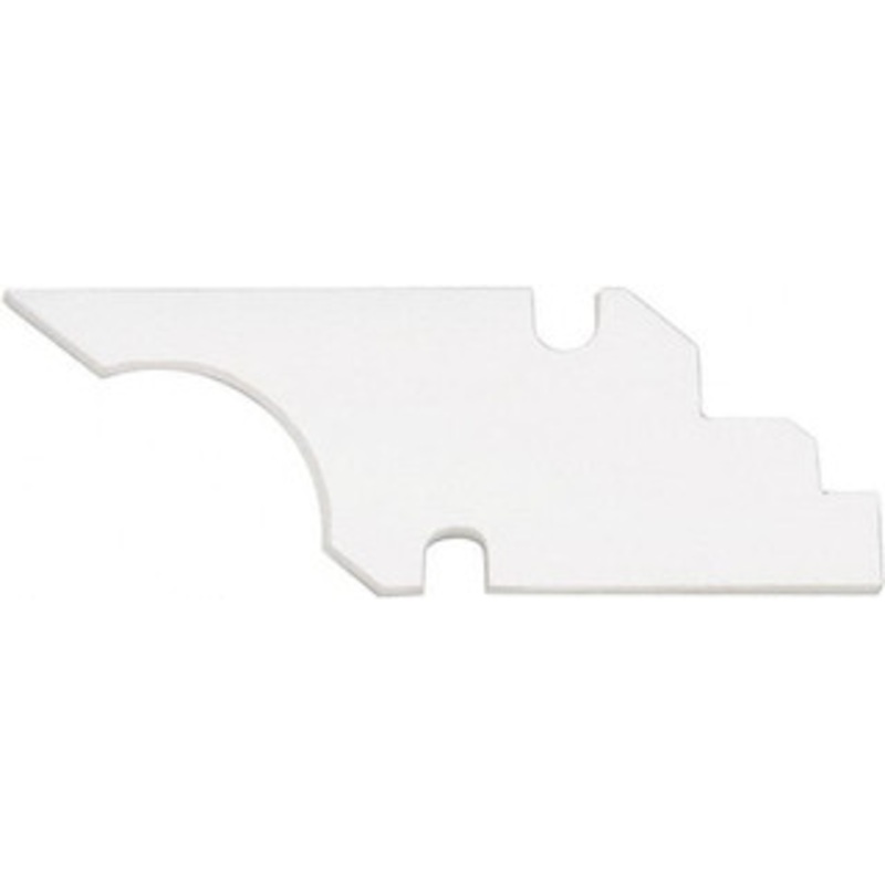 Shaviv Q11 Bi-Directional Ceramic Deburring Scraper Blade Curved Blade Cross Section, Use on Straight Edge Surfaces 151-00132 – 83945519