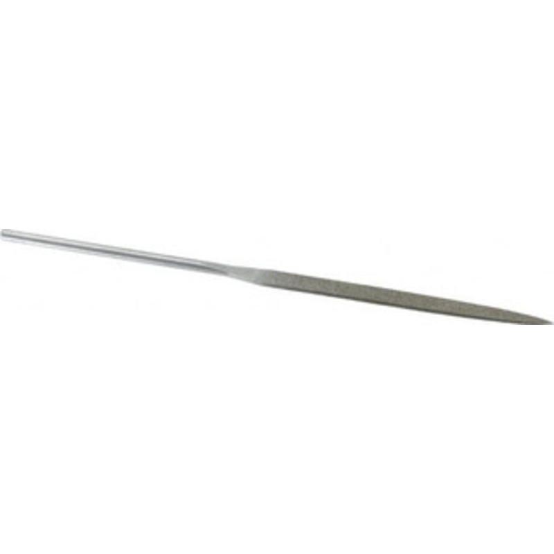 Strauss & Co. 5-1/2 OAL Fine Knife Needle Diamond File 13/64 Wide x 1/16 Thick, 2-3/4 LOC, 91 Grit 2172 D191 – 05241815
