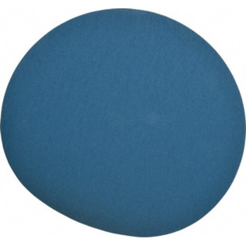 Superior Abrasives 14 Diam, 80 Grit Zirconia Alumina Adhesive PSA Disc Medium Grade, Blue, Cloth Backing, Flexible 17467 – 01008705