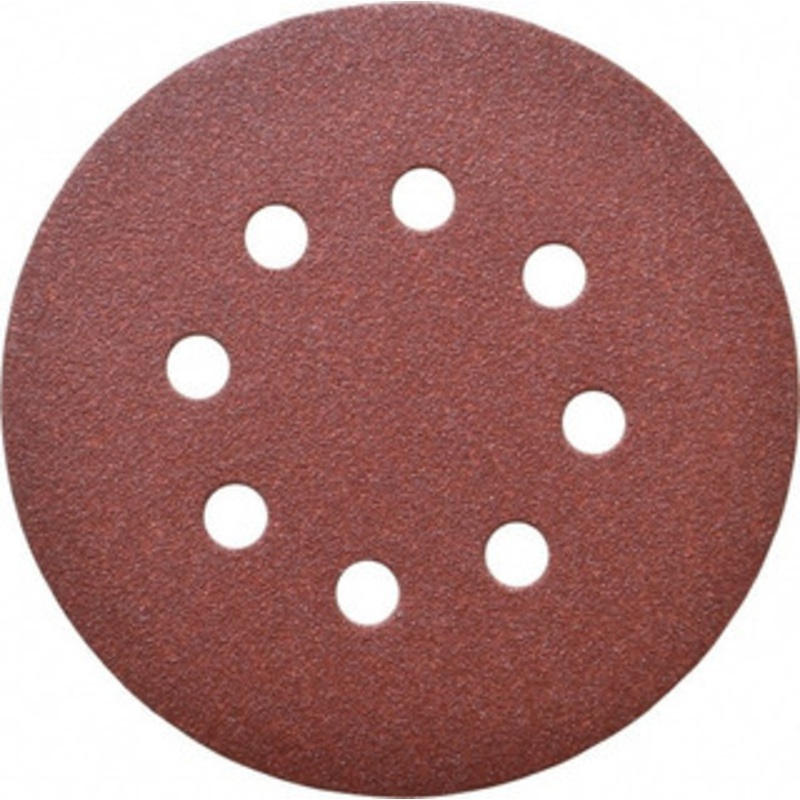 DeWALT 5 Diam, 100 Grit, Aluminum Oxide Hook & Loop Disc Fine Grade, Coated, Paper Backing DW4310 – 80488877