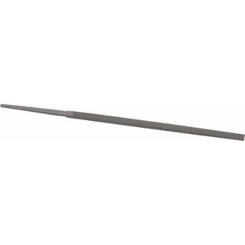 Grobet USA 4 Standard Precision Swiss Pattern Narrow Pillar File Double Cut, 4 Cut, 3/16 Width x 3/32 Thick, with Tang 31.223 – 60208147