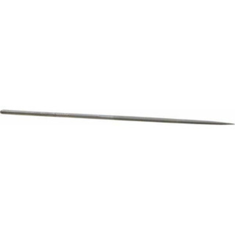 Grobet USA 6-1/4 Needle Precision Swiss Pattern Oval File 4 Cut, 3 LOC, with Handle 31.580 – 60235447