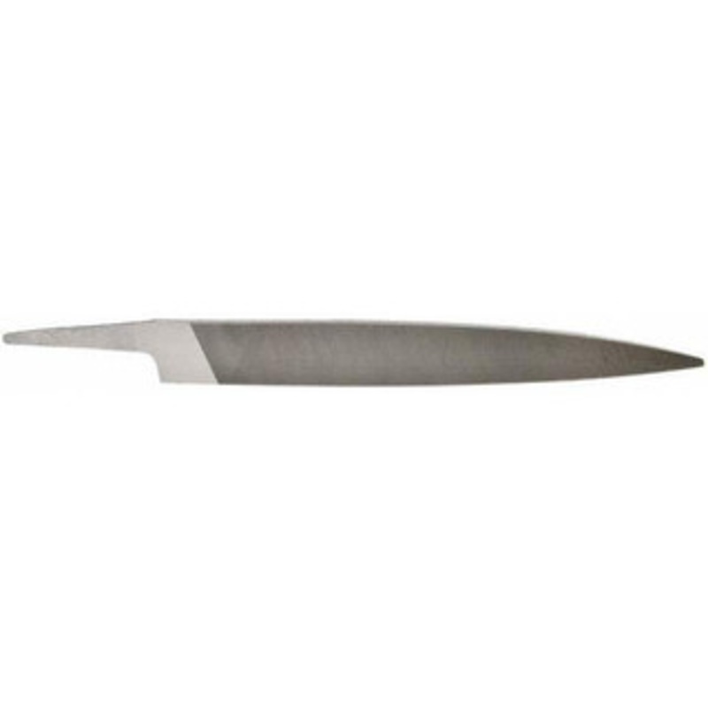 Grobet USA 6 Standard Precision Swiss Pattern Knife File Double Cut, 2 Cut, 23/32 Width x 5/32 Thick, with Tang 31.182 – 60214327