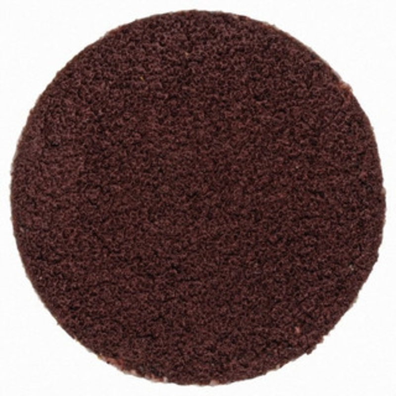 Merit Abrasives 3/4 150 Grit Aluminum Oxide Quick Change Disc Type P Attachment, Brown, Coated, Cloth Backing, 40,000 RPM, Power-Lock Type 1 Compatible 69957399745 – 32068157