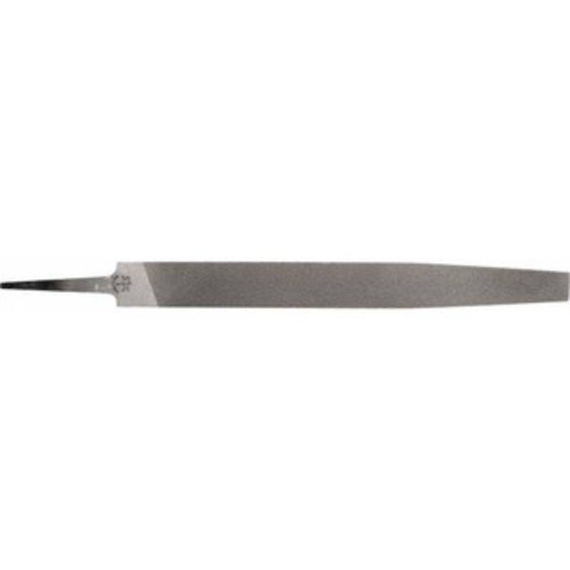 PFERD 6 Long, Smooth Cut, Flat American-Pattern File Single, Double Cut, 0.16 Overall Thickness, Tang 11006 – 46820155