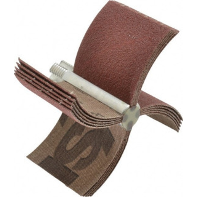 Superior Abrasives 80 Grit, Coated, Aluminum Oxide Bore Polisher 1/4 Shank Length, Medium Grade, 16,000 RPM, Polishes Bores with 2-1/8 to 2-1/2 Diam 39173 – 05657986
