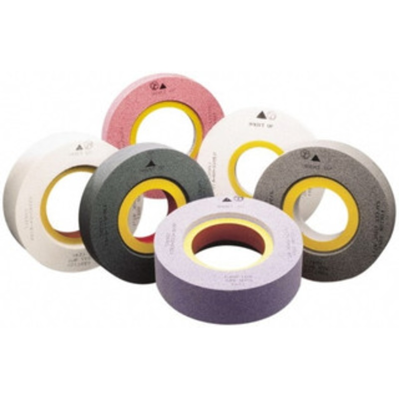 CGW Abrasives 20 Diam x 8 Hole x 1 Wide Centerless & Cylindrical Grinding Wheel 60 Grit, Aluminum Oxide, Type 1, Medium Grade, Vitrified Bond, No Recess 34007 – 65840043