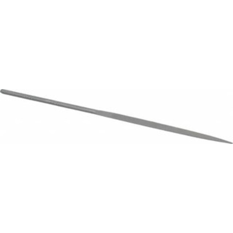 Grobet USA 6-1/4 Needle Precision Swiss Pattern Half Round File 0 Cut, 3 LOC, with Handle 31.525 – 60234705