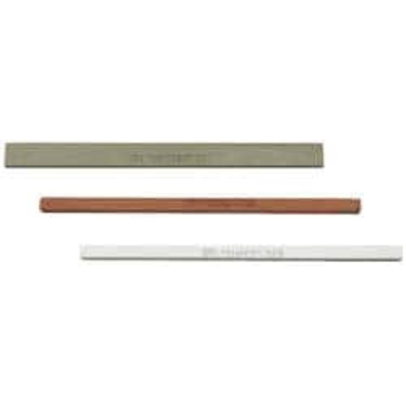 Made in USA 120 Grit Aluminum Oxide Rectangular Polishing Stone Fine Grade, 1/4 Wide x 6 Long x 1/8 Thick 81-481-4 – 05943410