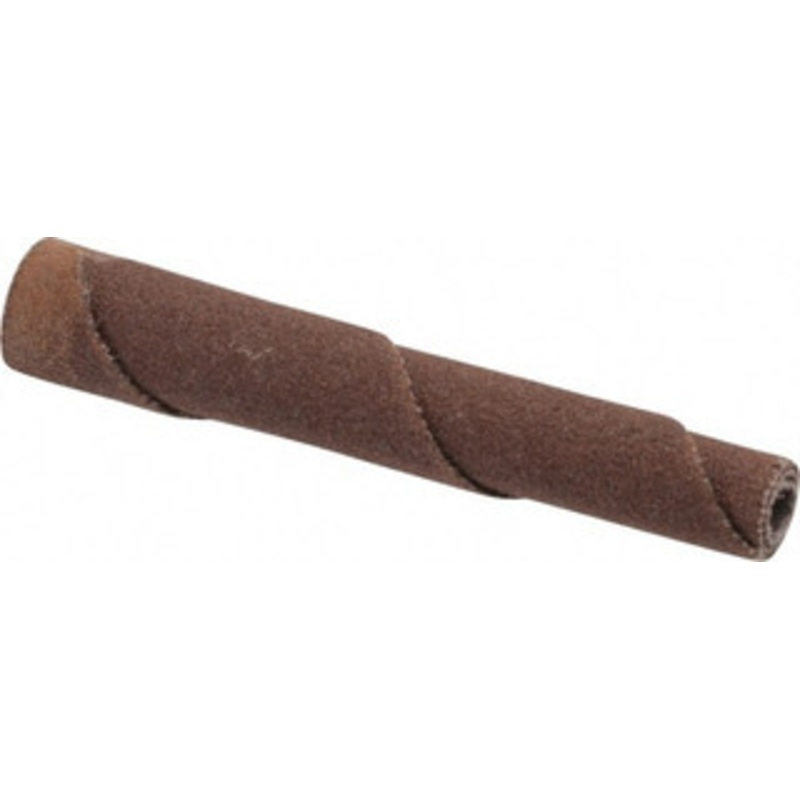 Merit Abrasives 1/4 Max Roll Diam x 2 OAL, 180 Grit Straight Cartridge Roll 1/8 Pilot Hole Diam, Very Fine Grade 08834180104 – 09054289