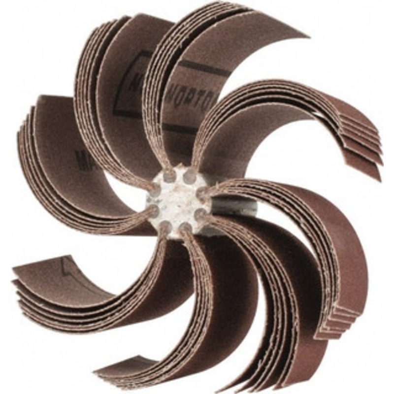 Merit Abrasives 120 Grit, Coated, Aluminum Oxide Bore Polisher Fine Grade, 8,000 RPM, Polishes Bores with 4-1/4 to 5-1/4 Diam 08834154165 – 72374341