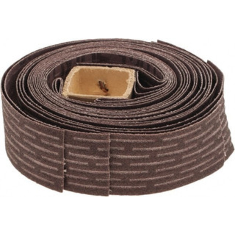 Merit Abrasives 120 Grit, Scored Surface, Aluminum Oxide Flap Wheel Refill Fine Grade, 1-1/4 Trim Length x 1 Wide 08834112056 – 05097324