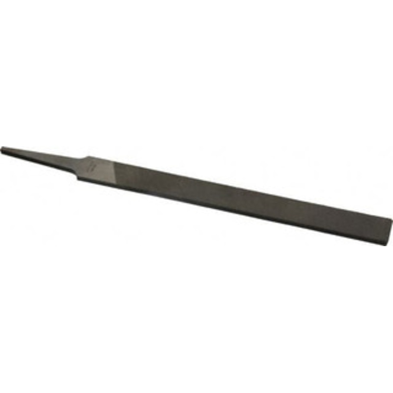 Nicholson 6 Long, Second Cut, Flat American-Pattern File Double Cut, 5/32 Overall Thickness, Tang 05771N – 80756026