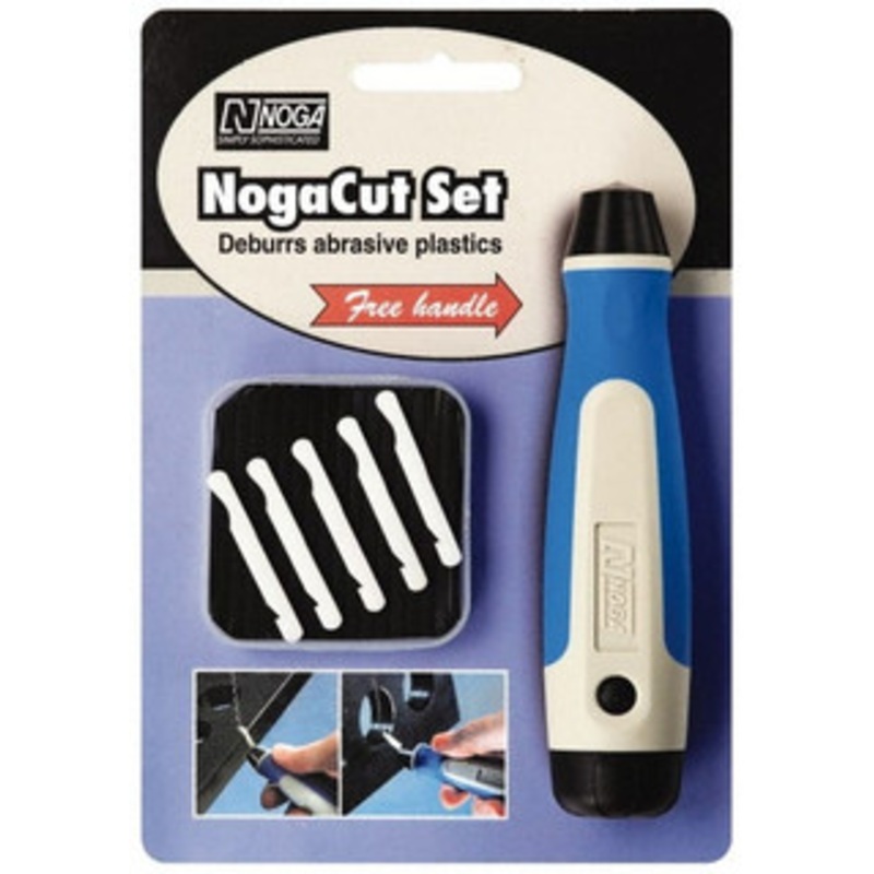 Noga 11 Piece Ceramic Hand Deburring Tool Set Blade Type CR6000, CR6100, For Parting Line Flash, Straight Edges, Surfaces Scraping CR5500 – 91852608