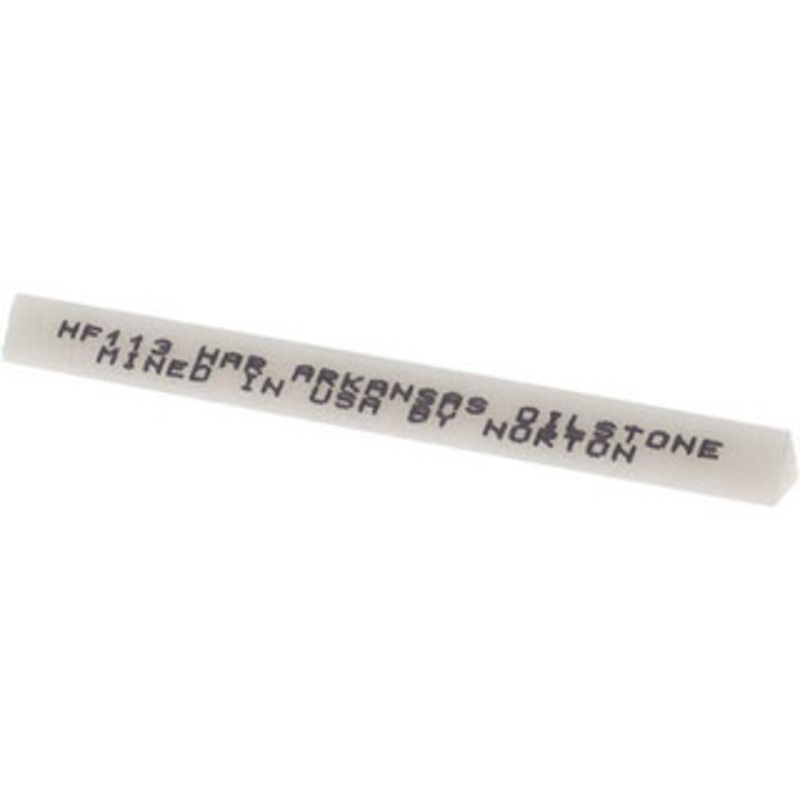 Norton 3 Long x 1/4 Wide x 1/4 Thick, Novaculite Sharpening Stone Triangle, Ultra Fine Grade 61463686620 – 05131131
