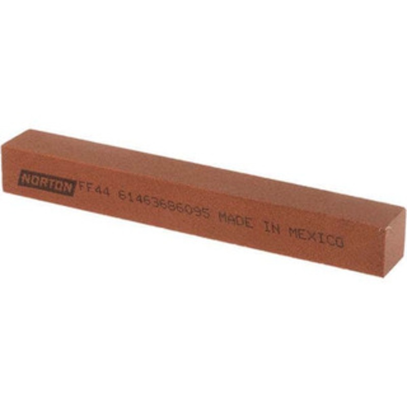 Norton 4 Long x 1/2 Wide x 1/2 Thick, Aluminum Oxide Sharpening Stone Square 61463686095 – 00578096