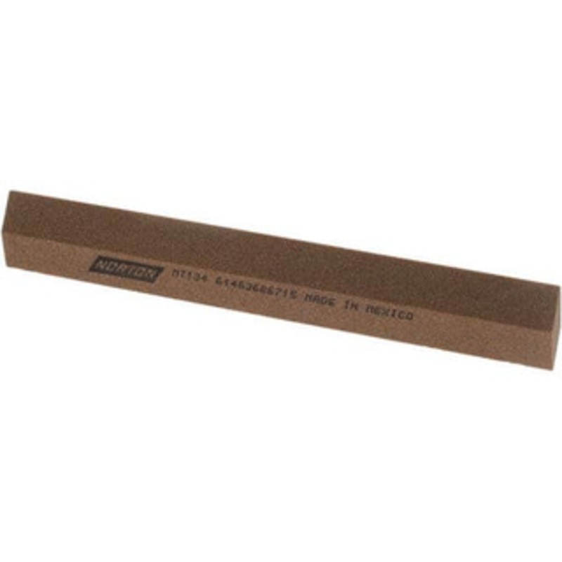 Norton 4 Long x 9/16 Wide x 3/16 Thick, Aluminum Oxide Sharpening Stone Diamond, Medium Grade 61463686715 – 00580068