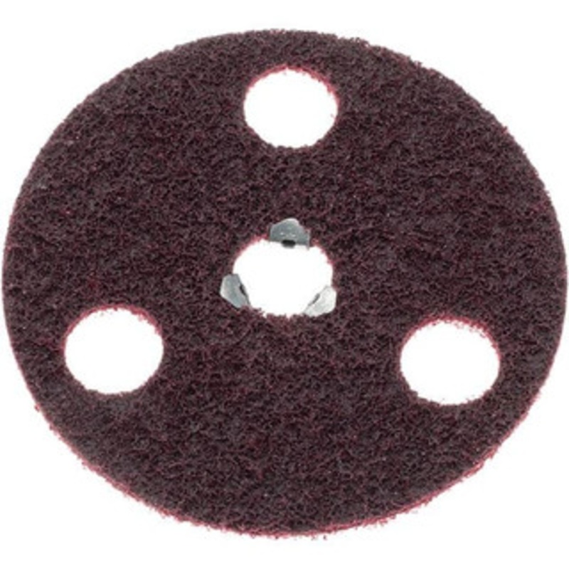 Norton 5 Medium Grade Aluminum Oxide Deburring Disc 5/8-11 Threaded Center Hole, Quick Change Connection 66623374819 – 03064979
