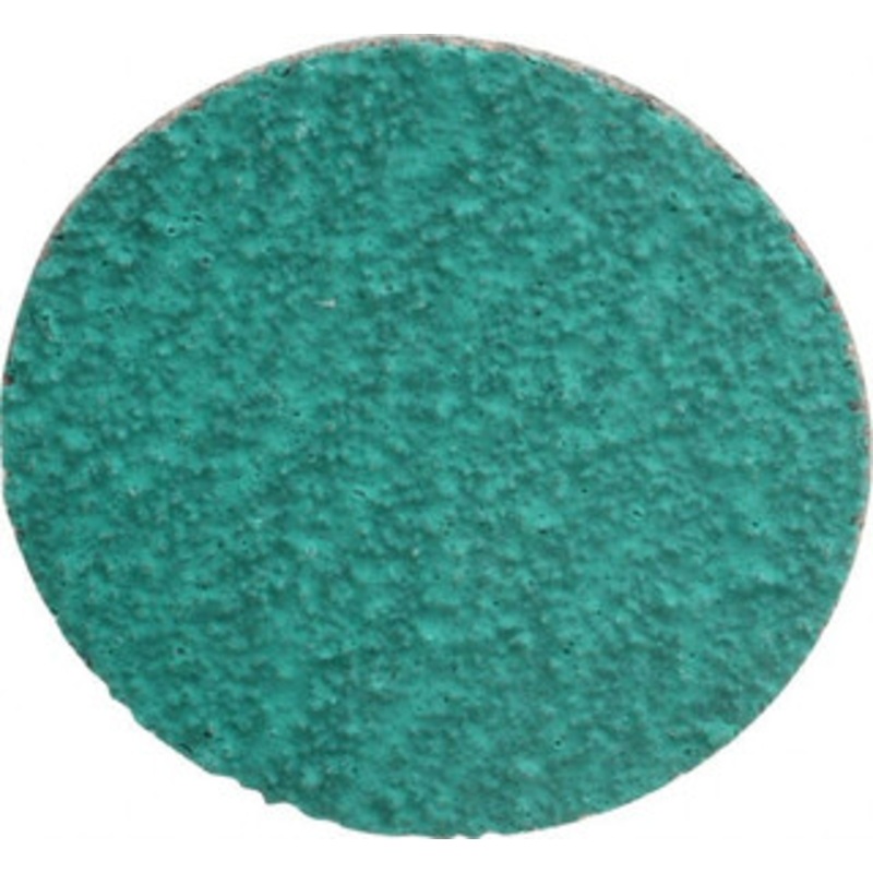Standard Abrasives 2 50 Grit Zirconia Alumina Quick Change Disc Type S Attachment, Coarse Grade, Green, Coated, Cloth Backing, 20,000 RPM, SocAtt Compatible 7100220953 – 32967044