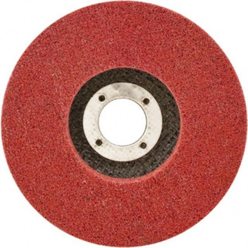 Brite Star 4-1/2 Diam, 1-1/2 Face Width, 7/8 Center Hole, Medium Grade, Aluminum Oxide Deburring Wheel Unitized, Hard Grade, 11,000 RPM 72074 – 44239135
