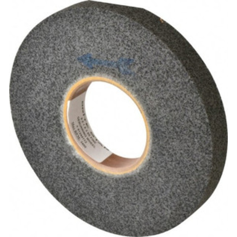 Brite Star 8 Diam, 1 Face Width, 3 Center Hole, Fine Grade, Silicon Carbide Deburring Wheel Convolute, Extra Hard Density 9 Grade, 3,400 RPM 66261114615 – 81244113