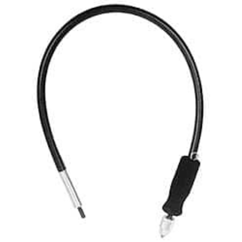 Dico 52 Long x 3/8-24 Thread Size Flexible Motor Shaft Compatible with 1/4 Shaft Diam, Converts Drill & Bench Motors to Flex Shaft 541-41552 – 05845425