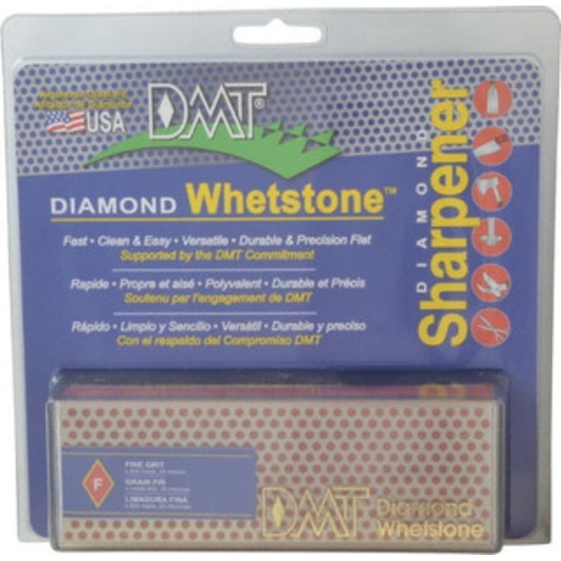 DMT 6 Long x 2 Wide x 3/4 Thick, Diam ond Sharpening Stone Rectangle, 600 Grit, Fine Grade W6FP – 05636352