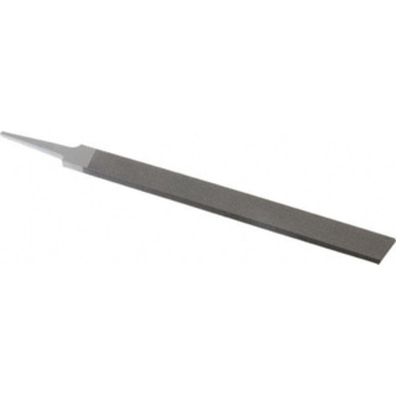 Grobet USA 10 Standard Precision Swiss Pattern Hand File Double Cut, 0 Cut, 1 Width x 1/4 Thick, with Tang 31.155 – 60209533