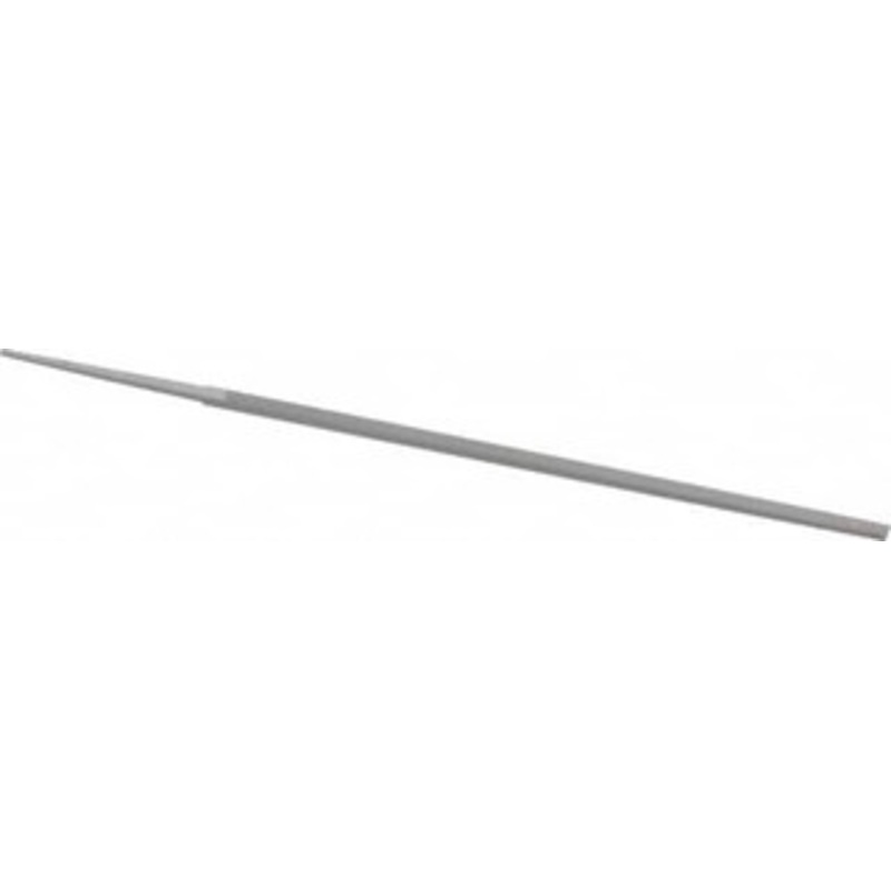 Grobet USA 6 Standard Precision Swiss Pattern Narrow Pillar File Double Cut, 4 Cut, 13/64 Width x 1/8 Thick, with Tang 31.210 – 60207347