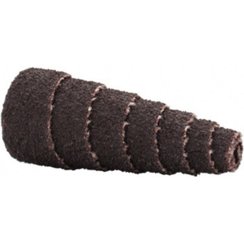 Merit Abrasives 5/8 x 1-1/2 Medium Aluminum Oxide Full Taper Cartridge Roll 80 Grit, 1/8 Pilot Hole Diam 08834181775 – 09899279
