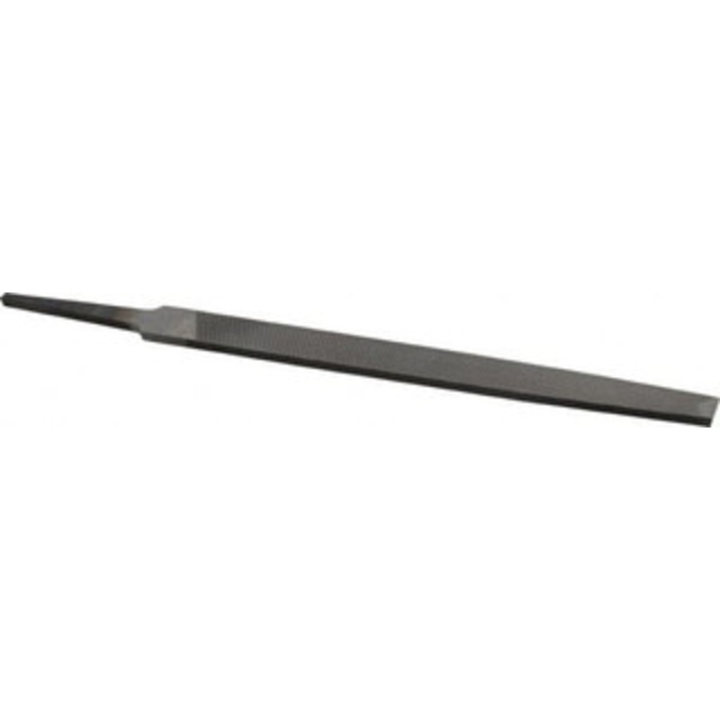 Nicholson 6 Long, Smooth Cut, Flat American-Pattern File Double Cut, 5/32 Overall Thickness, Tang 03533NN – 80757131