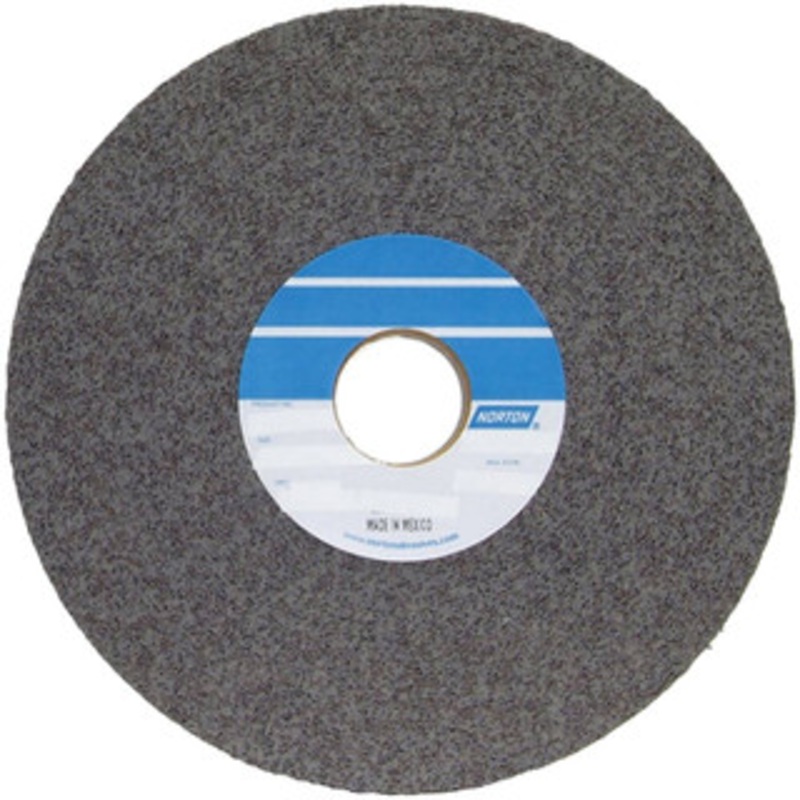 Norton 12 Diam, 1 Face Width, 5 Center Hole, Fine Grade, Silicon Carbide Deburring Wheel Convolute, Hard Density 8 Grade, 3,000 RPM 66261004284 – 09313685