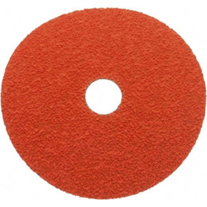 Norton 5 Diam, 7/8 Hole, 36 Grit Ceramic Fiber Disc Series R980P 69957398006 – 42064378