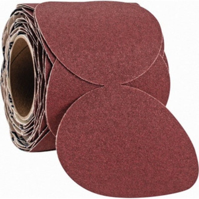 Norton 5 Diam, 80 Grit Ceramic Adhesive PSA Disc Coarse Grade, Maroon, F Weighted Backing, Flexible 66261149872 – 78148236