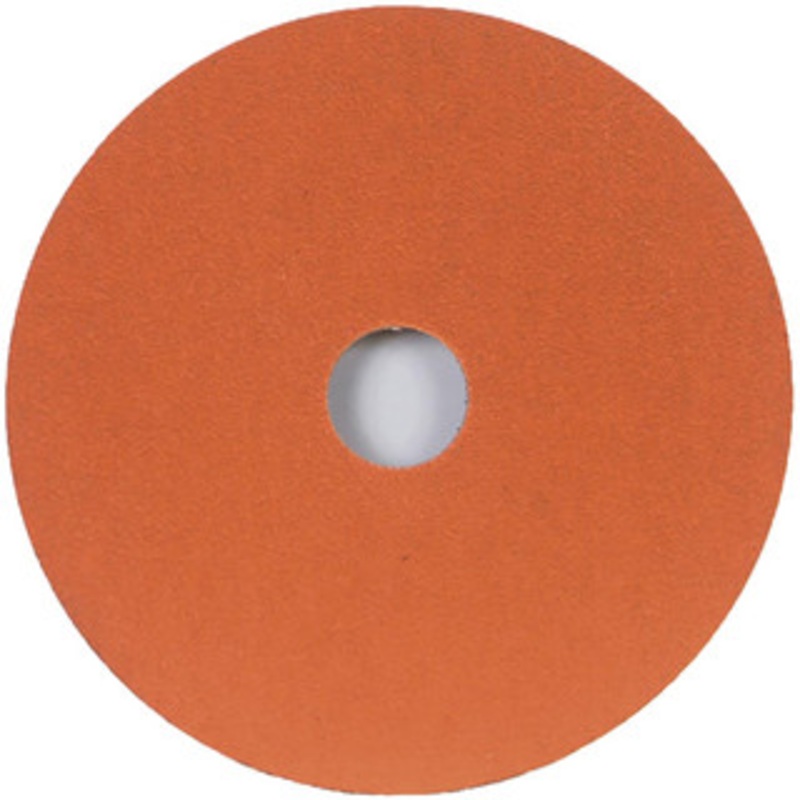 Norton 7 Diam, 7/8 Hole, 60 Grit Ceramic Fiber Disc Medium, Series R980P 69957398013 – 42065284