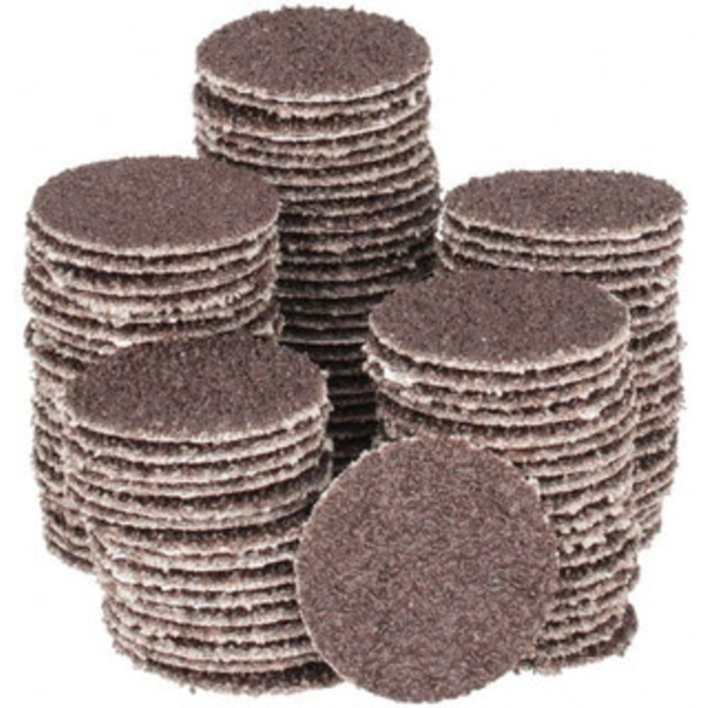 Tru-Maxx 1 Diam, 40 Grit Aluminum Oxide Adhesive PSA Disc Coarse Grade, X Weighted Cloth Backing, For Right Angle/Vertical Shaft Portable Grinders 7000100-40 – 78281532